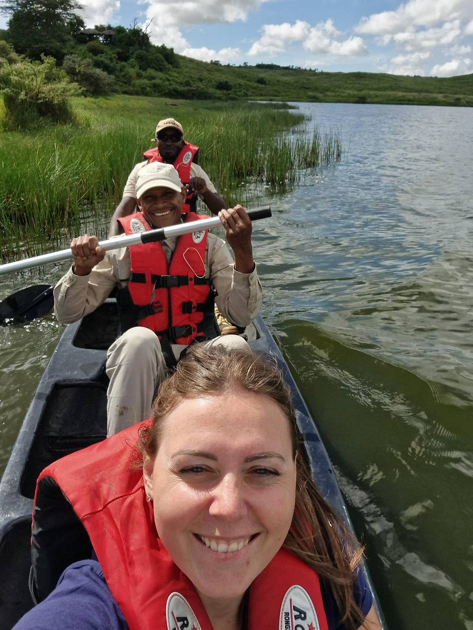 En canoë sur le lac Momella